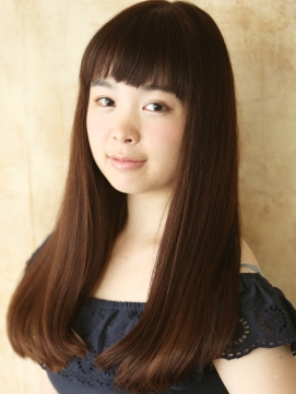 アジアンビューティー美髪美人ヘアー★内巻きストレート