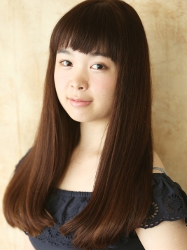 アジアンビューティー美髪美人ヘアー★内巻きストレート