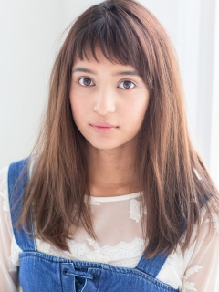 外国人風束感ストレート
